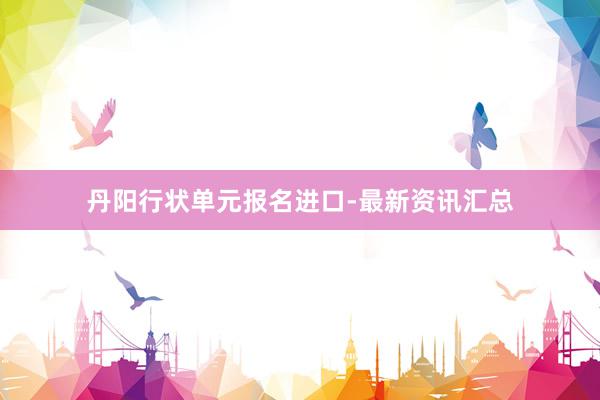 丹阳行状单元报名进口-最新资讯汇总