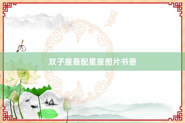 双子座最配星座图片书册